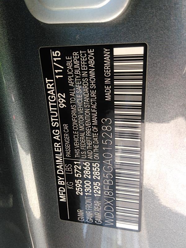 2016 Mercedes-Benz S550C4 S550