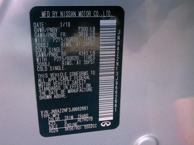 2018 Infiniti QX80 4X2