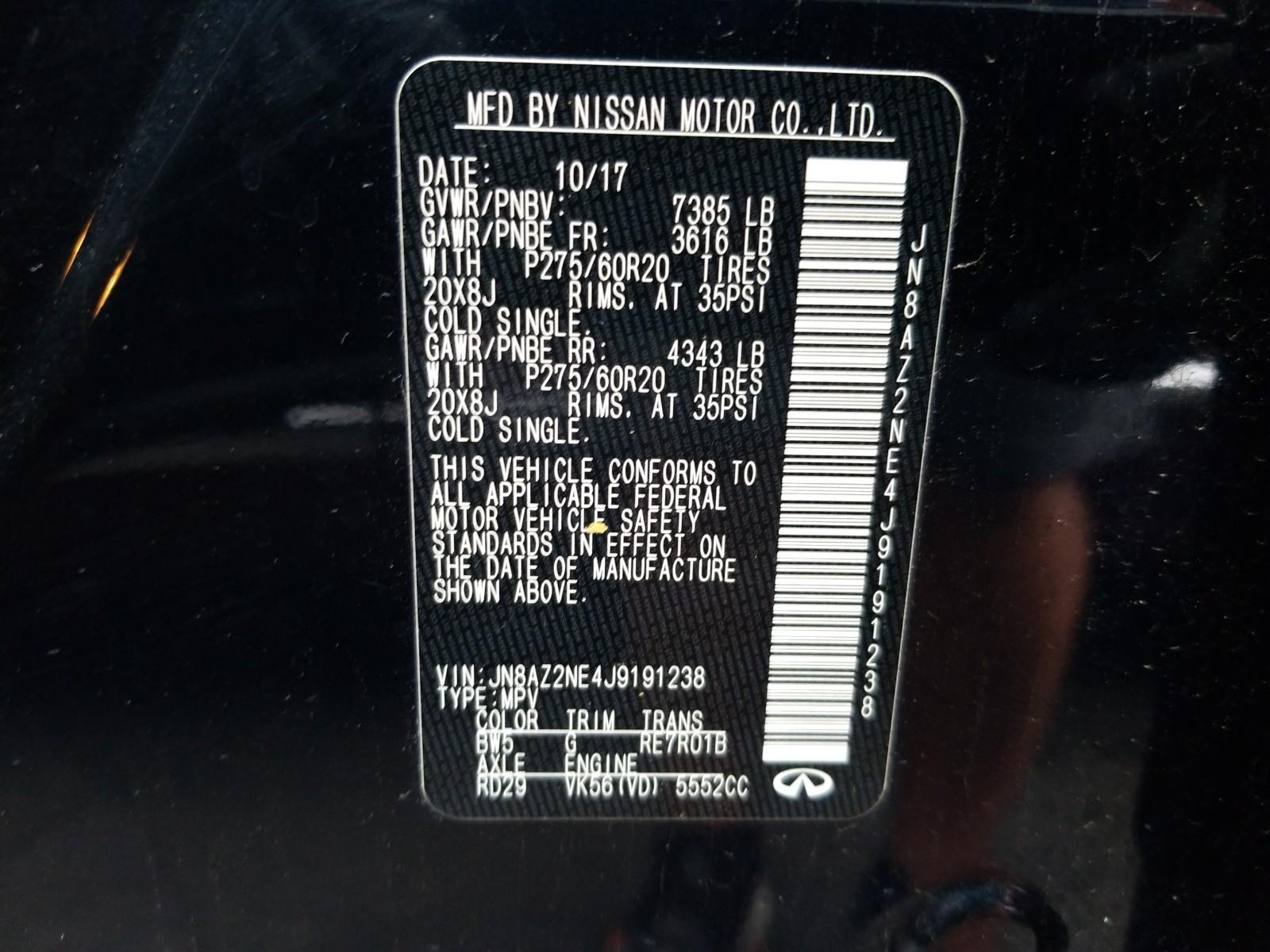 2018 Infiniti QX80 AWD