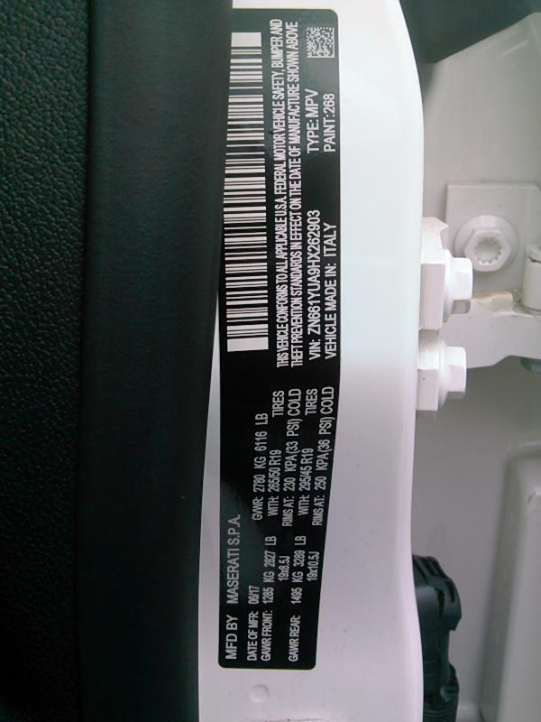 2017 Maserati LEVANTE S