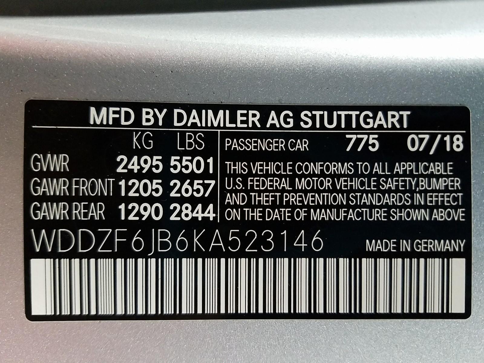 2019 Mercedes-Benz E450W4 E 450