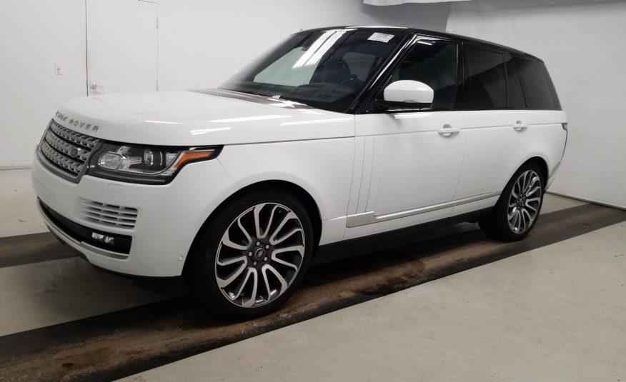 2016 Land Rover RANGE ROVER V8 SUPERCHARG