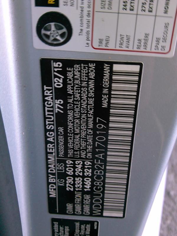 2015 Mercedes-Benz S550V S550