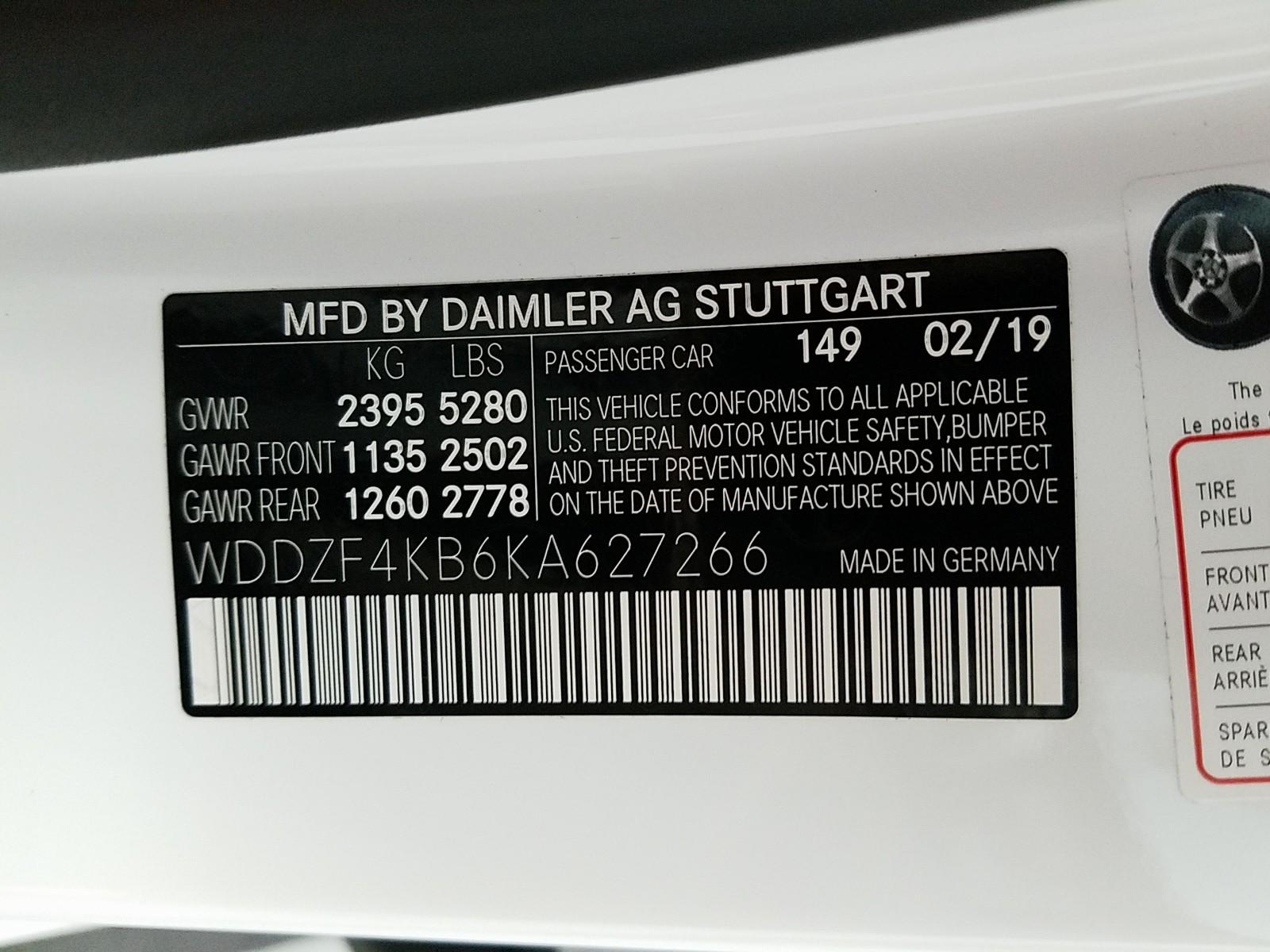 2019 Mercedes-Benz E300W4 E 300