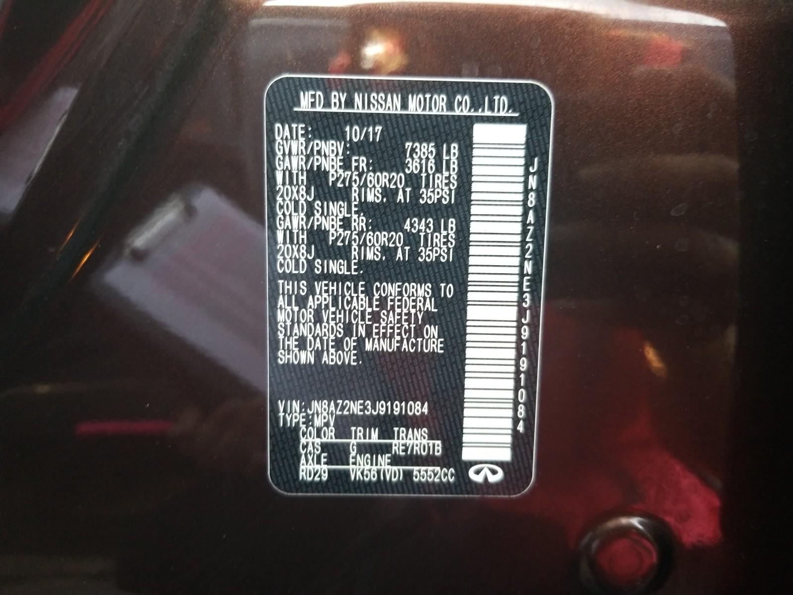 2018 Infiniti QX80 AWD