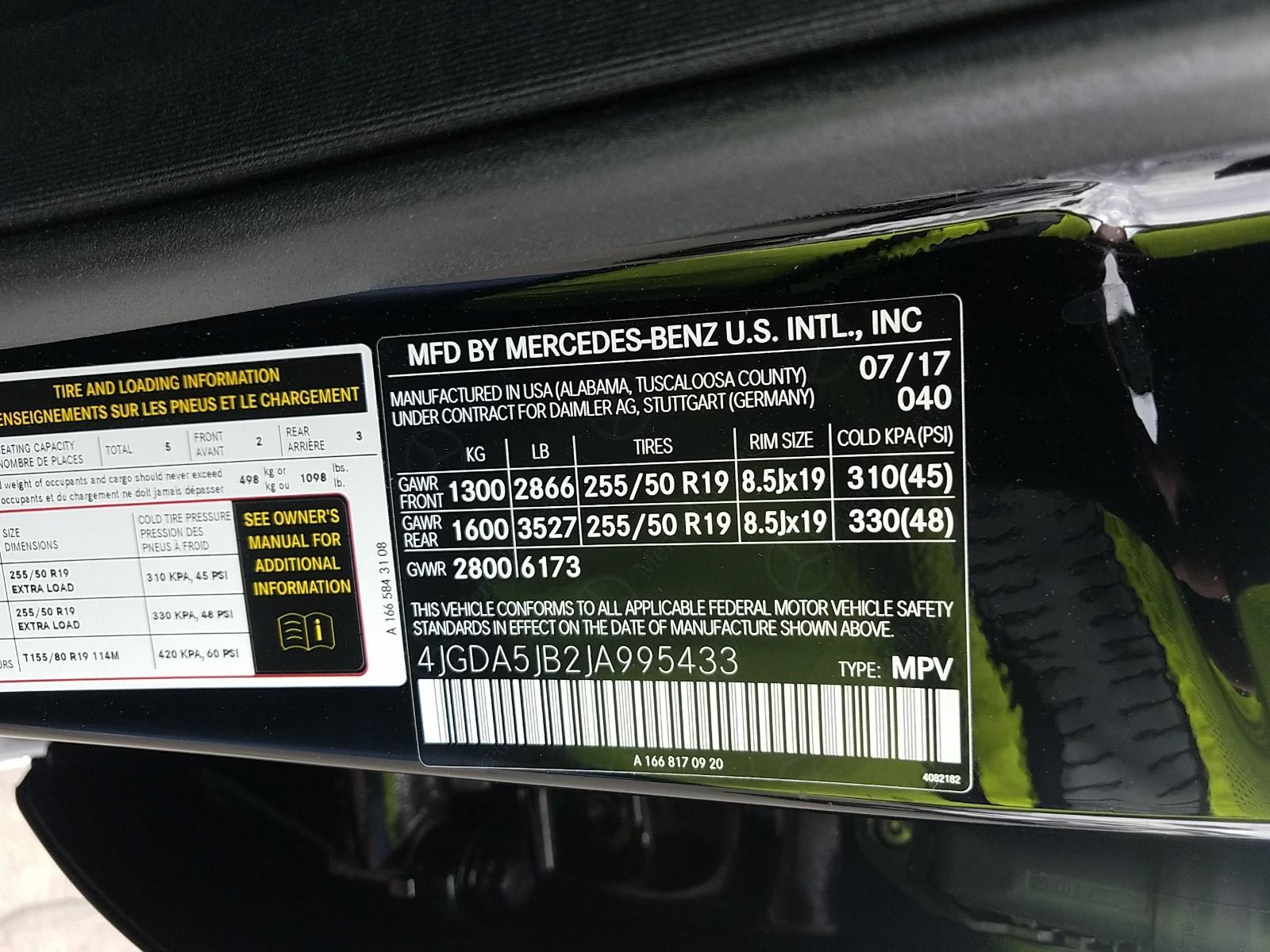 2018 Mercedes-Benz GLE350W GLE 350