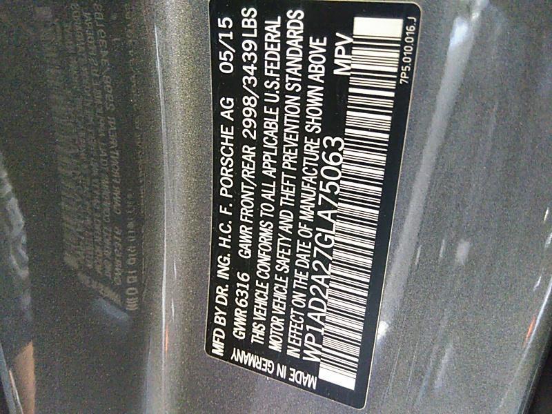 2016 Porsche CAYENNE V6 GTS