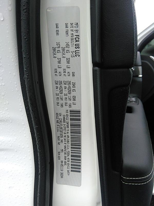 2015 Jeep GR CHERO 4X4 V8 SRT