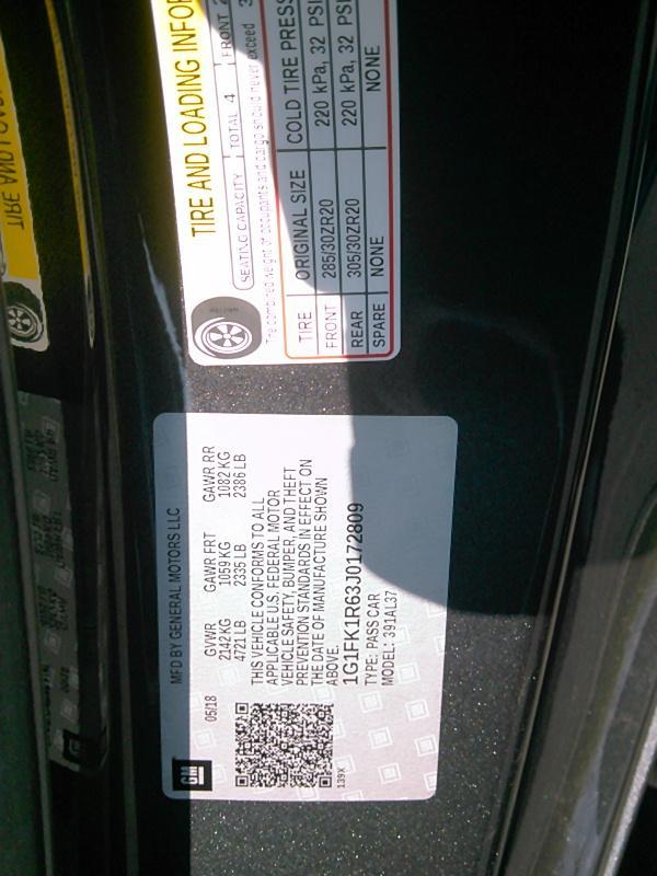 2018 Chevrolet CAMARO V8 ZL1