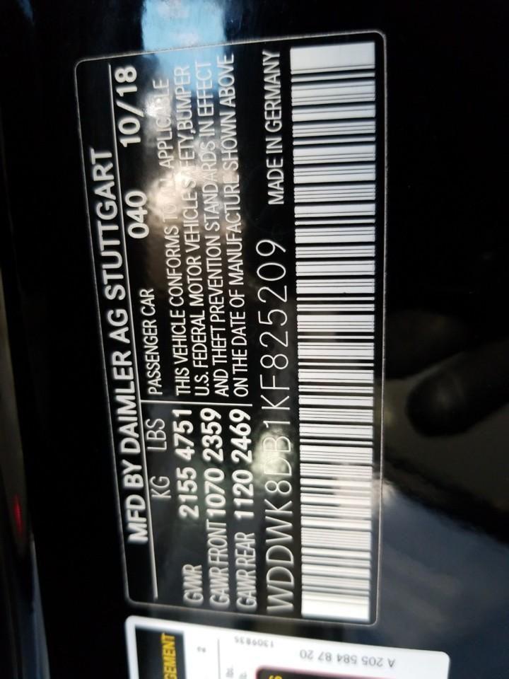 2019 Mercedes-Benz C300A C 300