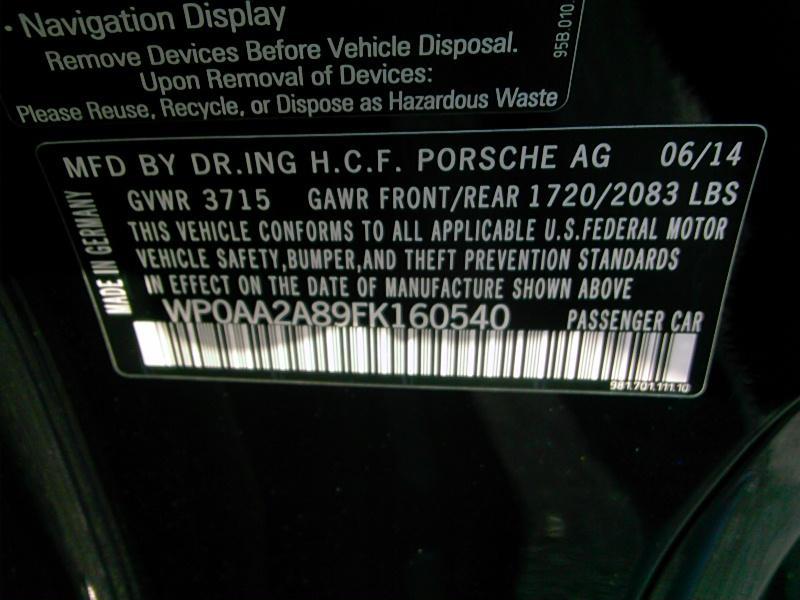 2015 Porsche CAYMAN