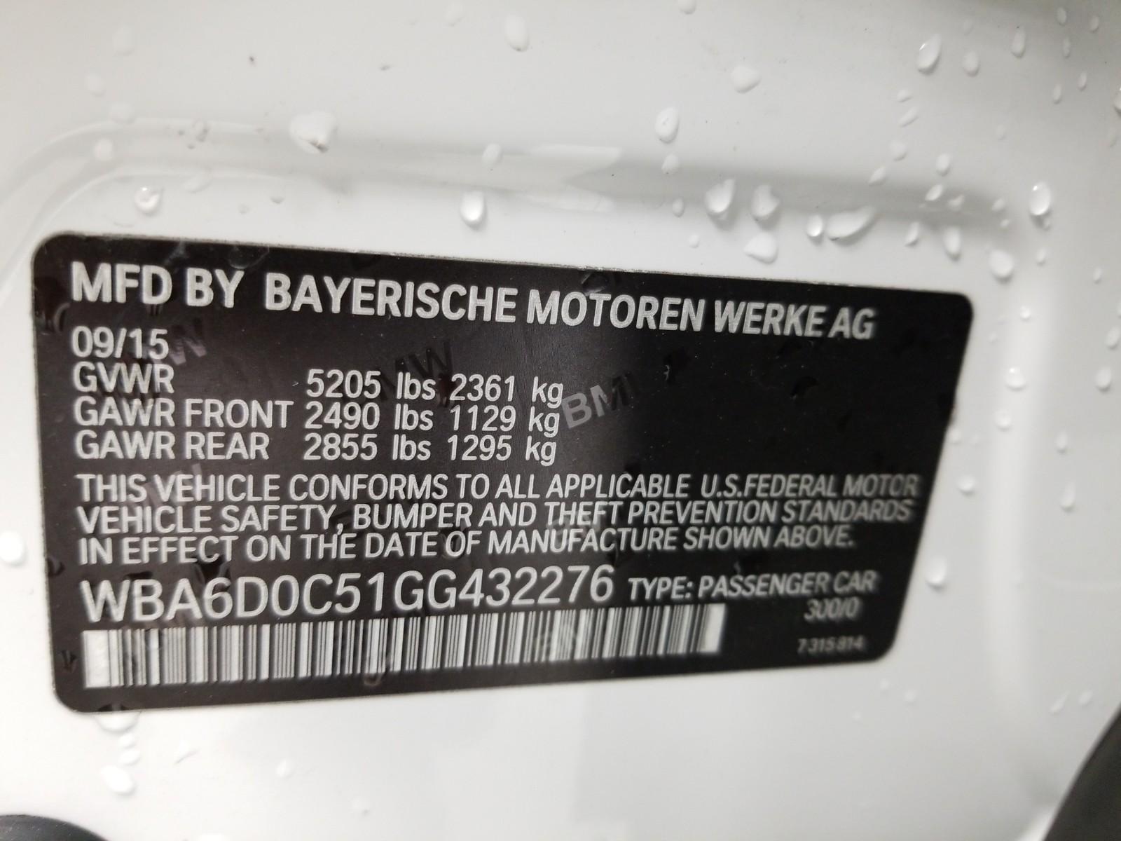 2016 BMW 640I 640I MSPT