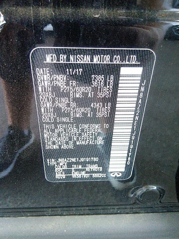 2018 Infiniti QX80 AWD