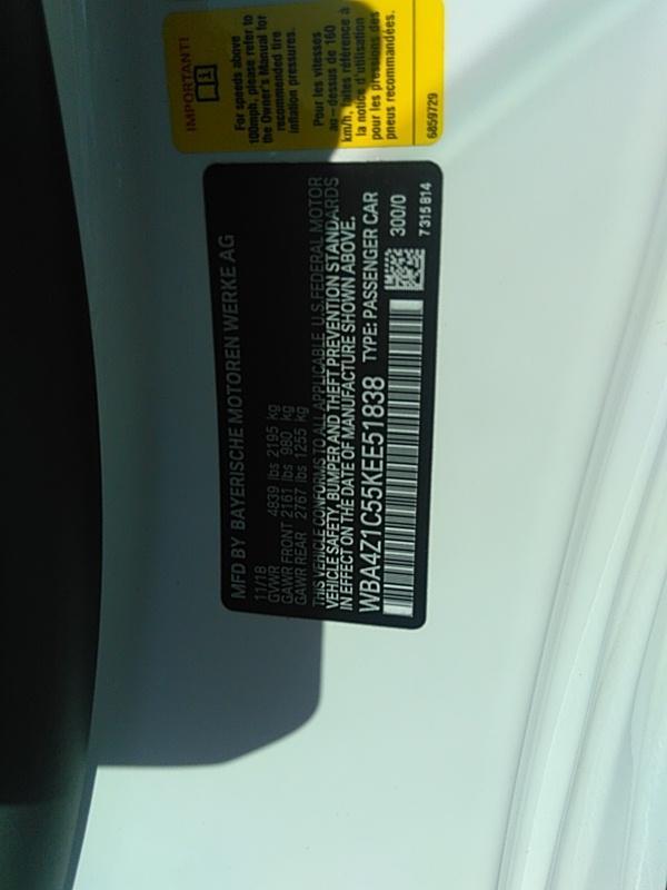 2019 BMW 430I CNV 430I SPT