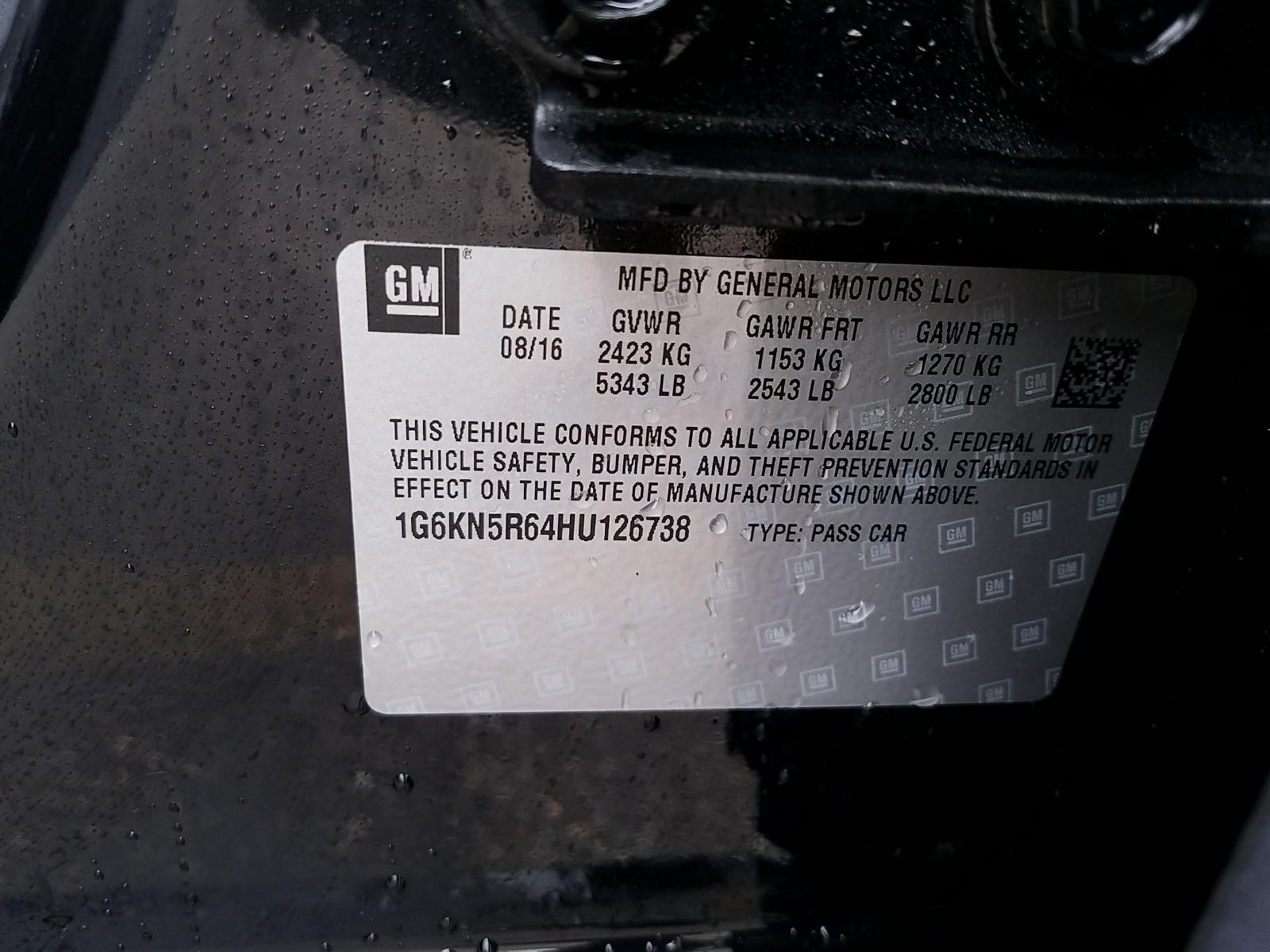 2017 Cadillac CT6 AWD V6 PLATINUM