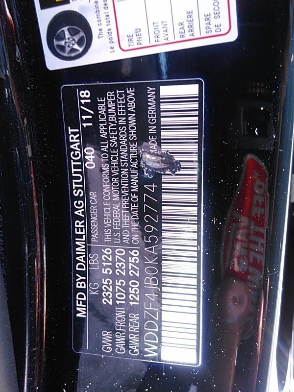 2019 Mercedes-Benz E300W E 300