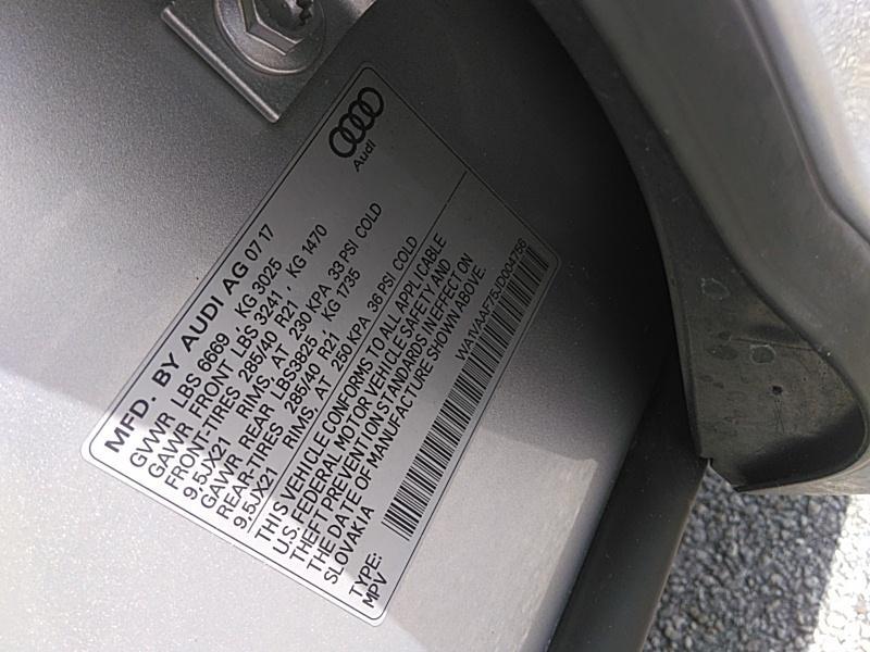 2018 Audi Q7 V6 PRESTIGE