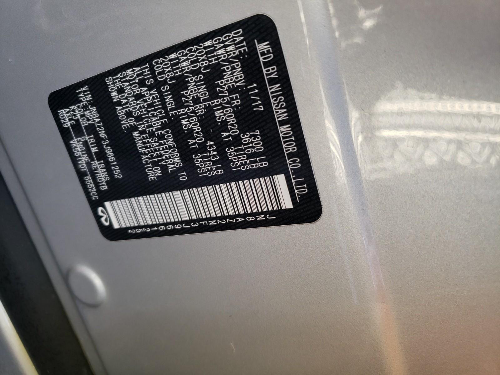 2018 Infiniti QX80 4X2