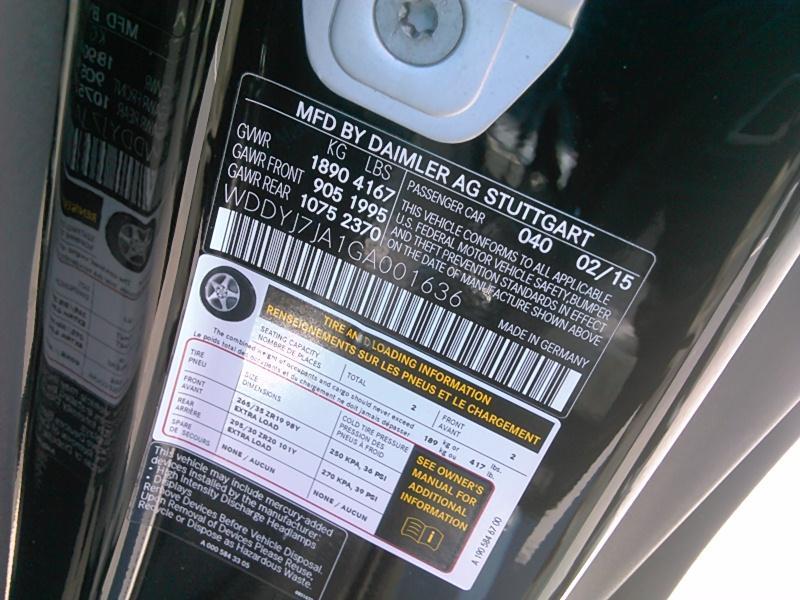 2016 Mercedes-Benz AMG GT S