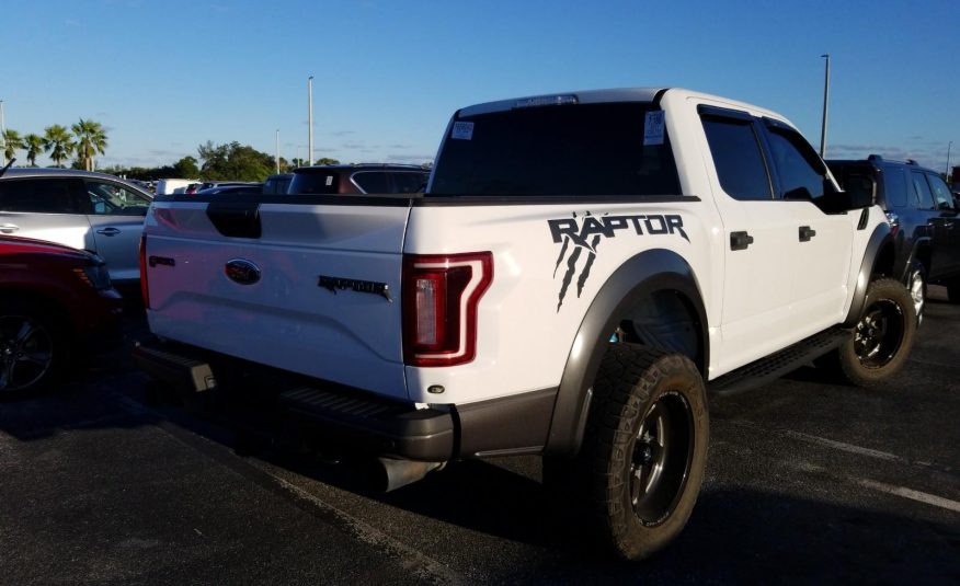 2017 Ford F150 4X4 CR RAPTOR