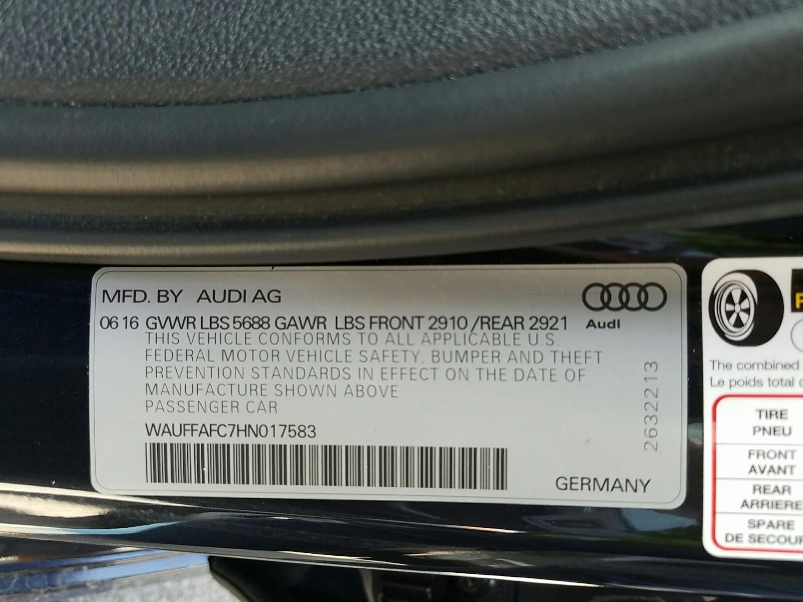 2017 Audi S6 PREMIUM +