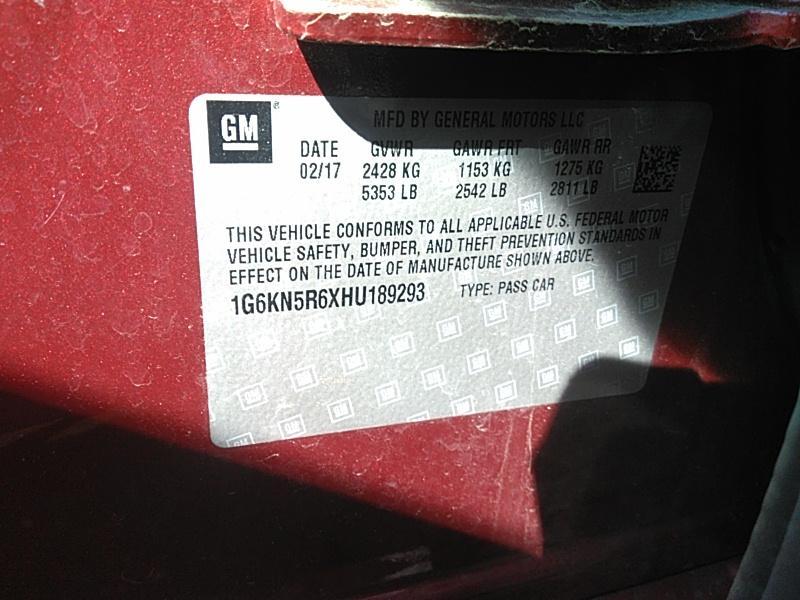 2017 Cadillac CT6 AWD V6 PLATINUM