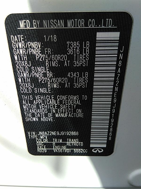 2018 Infiniti QX80 AWD