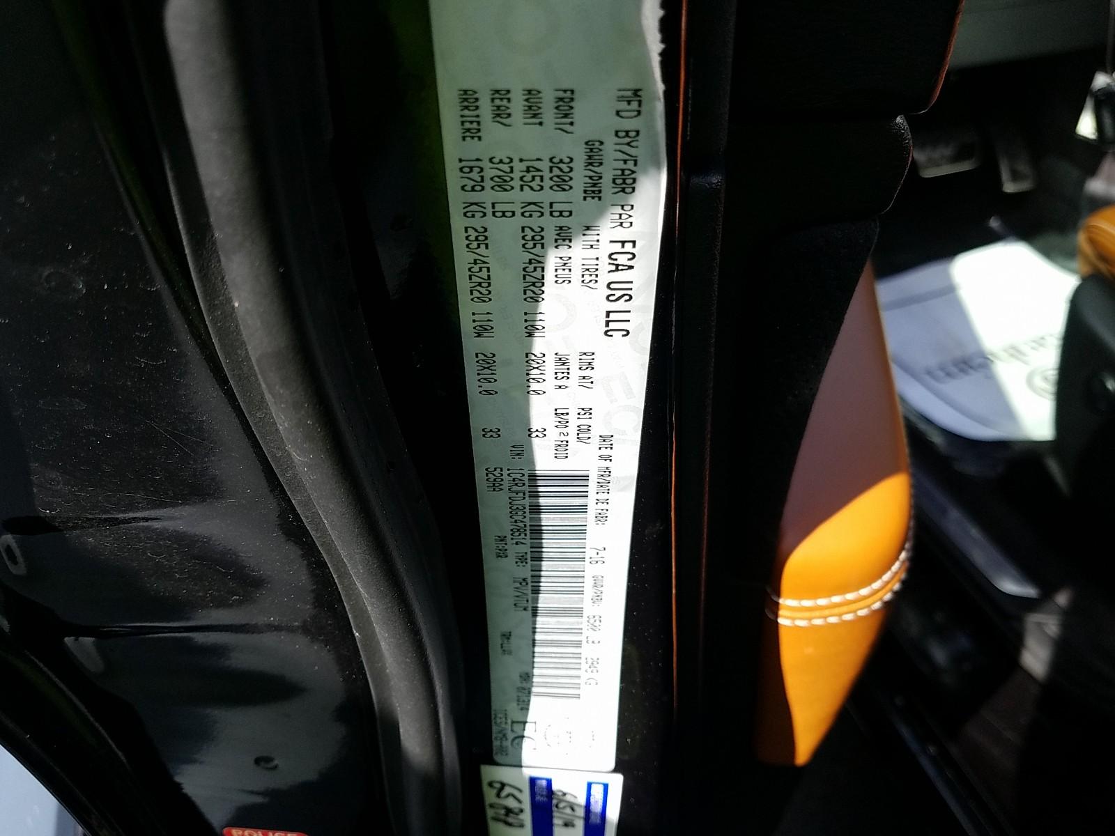 2016 Jeep GR CHERO 4X4 V8 SRT