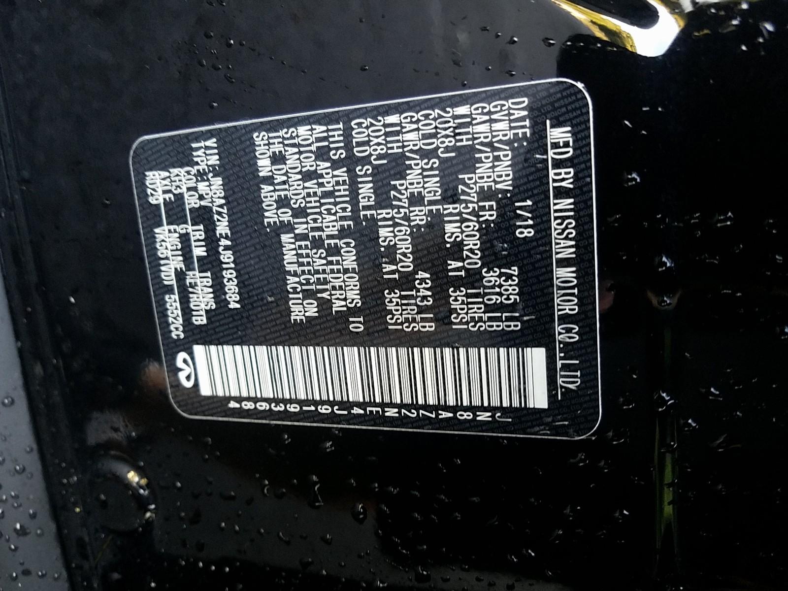 2018 Infiniti QX80 AWD