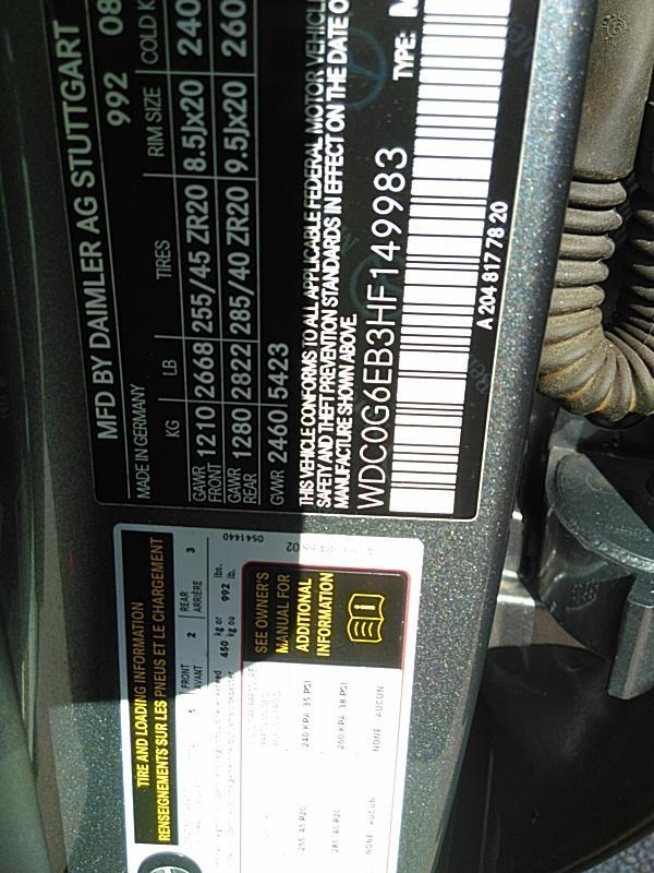 2017 Mercedes-Benz GLC43W4 AMG AMG GLC43