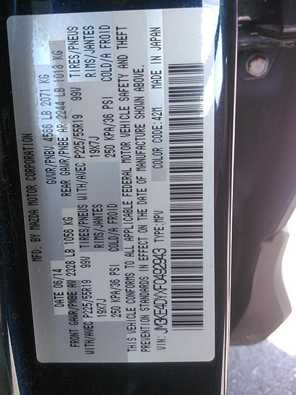 2015 Mazda CX-5 AWD 4C GRAND TOUR