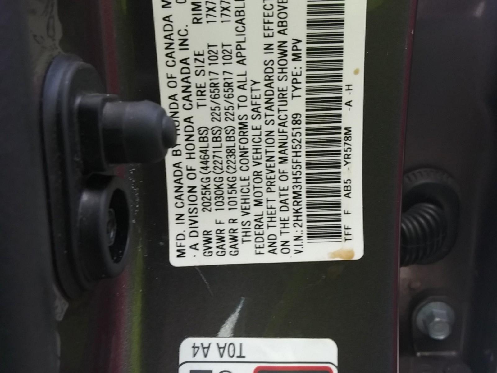 2015 Honda CR-V FWD EX