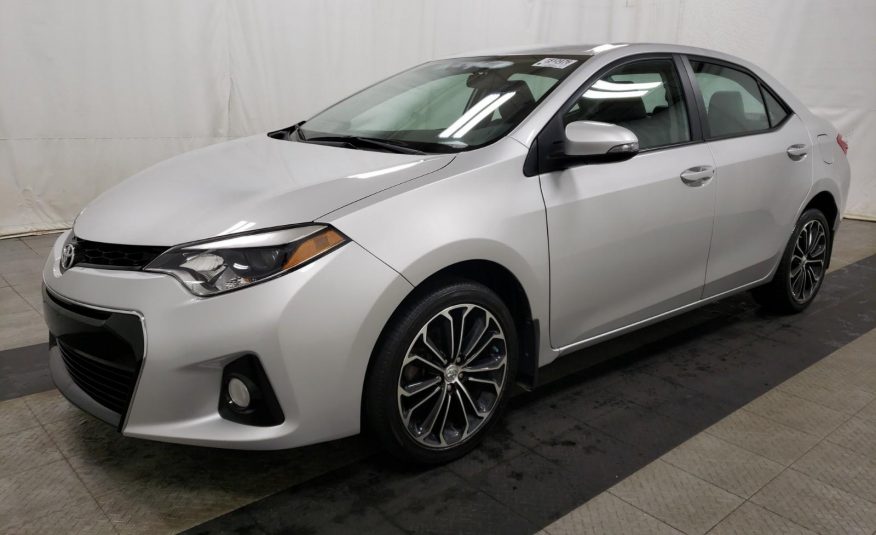 2016 Toyota COROLLA S PLUS