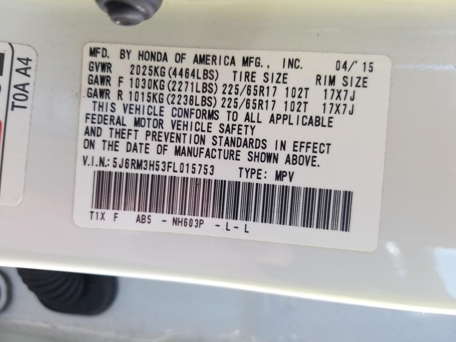 2015 Honda CR-V FWD EX