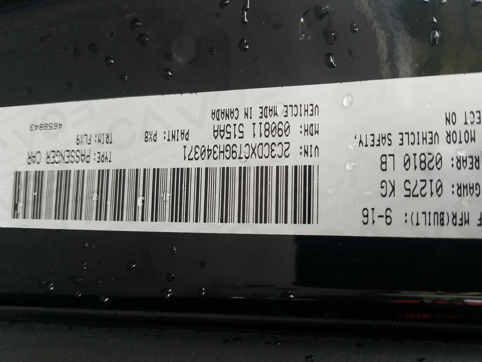 2016 Dodge CHARGER 4X2 V8 ROAD/TRACK