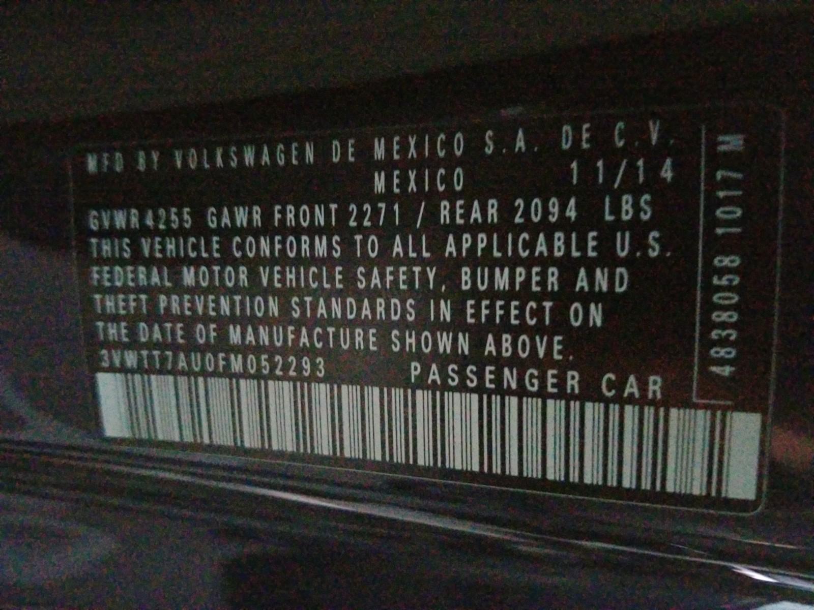 2015 Volkswagen GOLF GTI SE