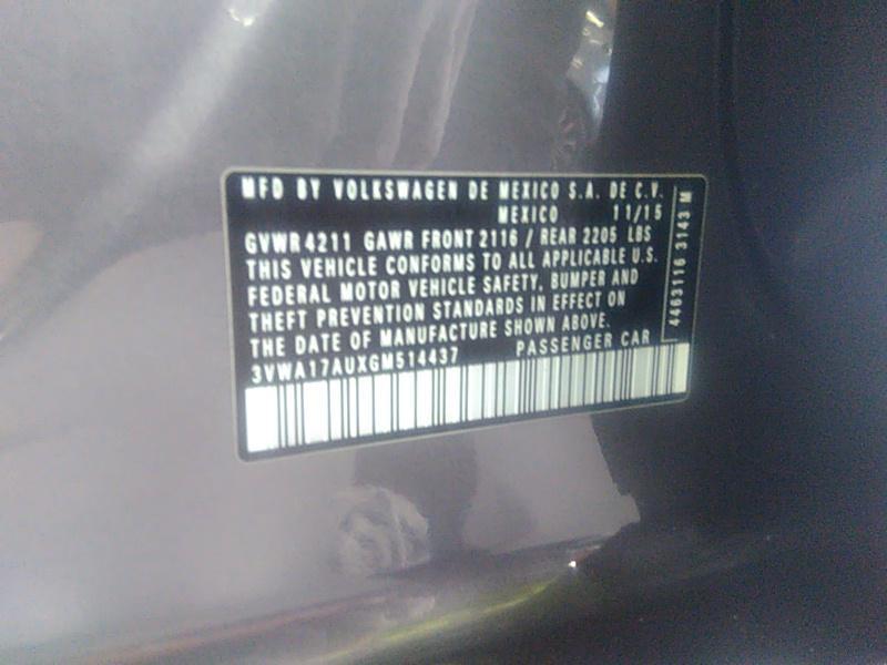 2016 Volkswagen GOLF TSI S