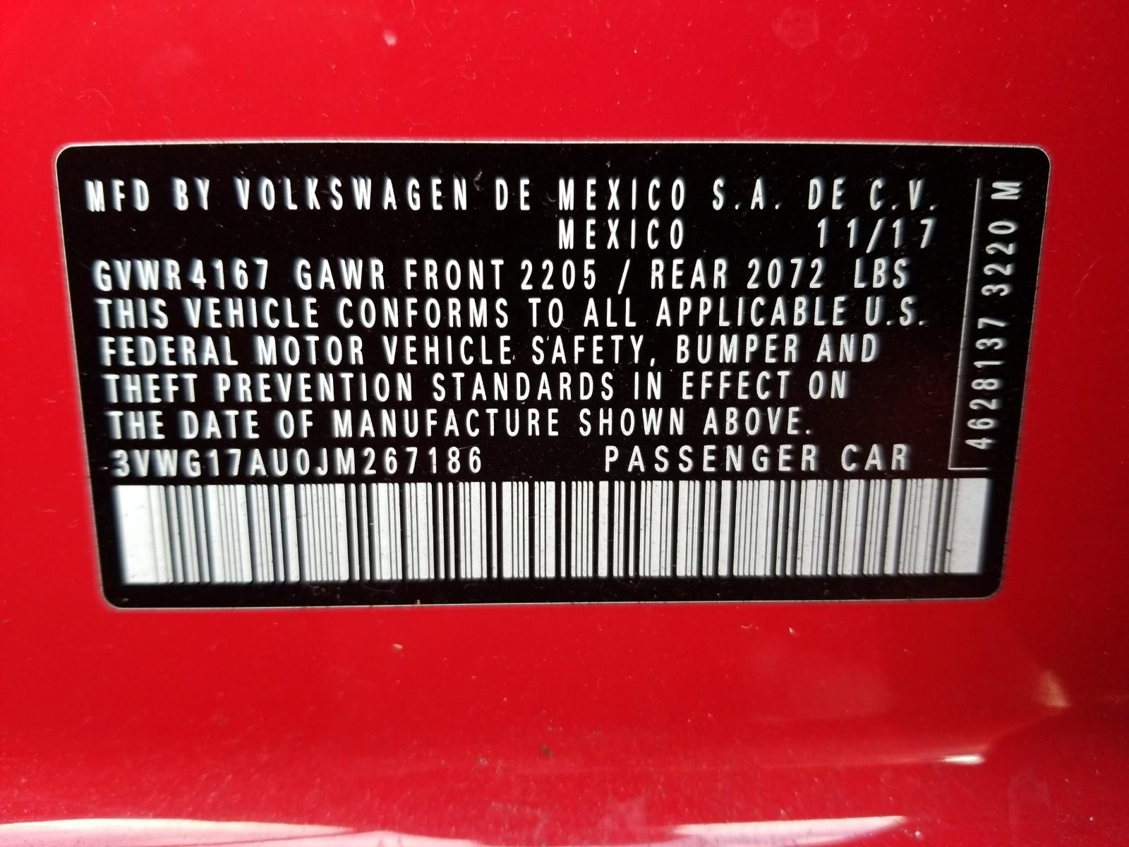 2018 Volkswagen GOLF S