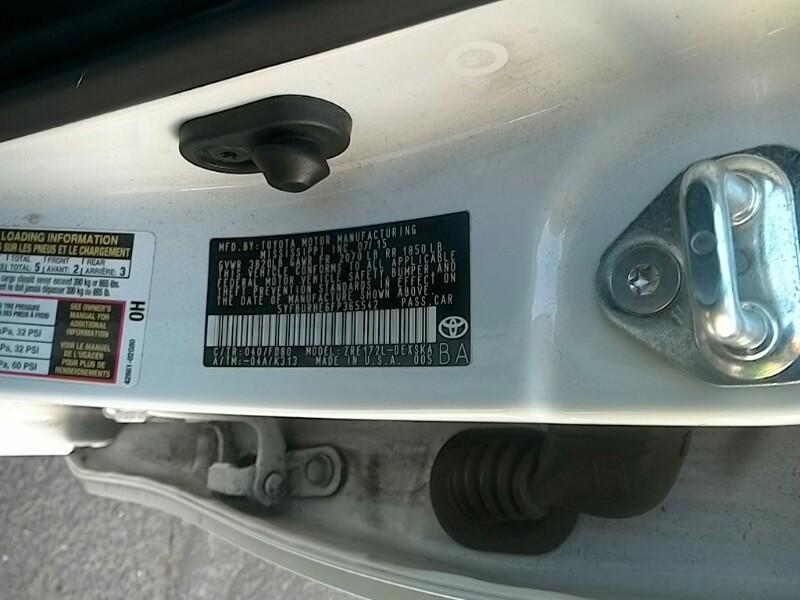 2015 Toyota COROLLA S PLUS