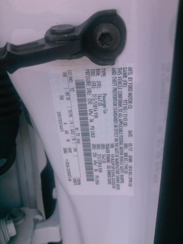 2017 Ford FOCUS FWD 4C SE