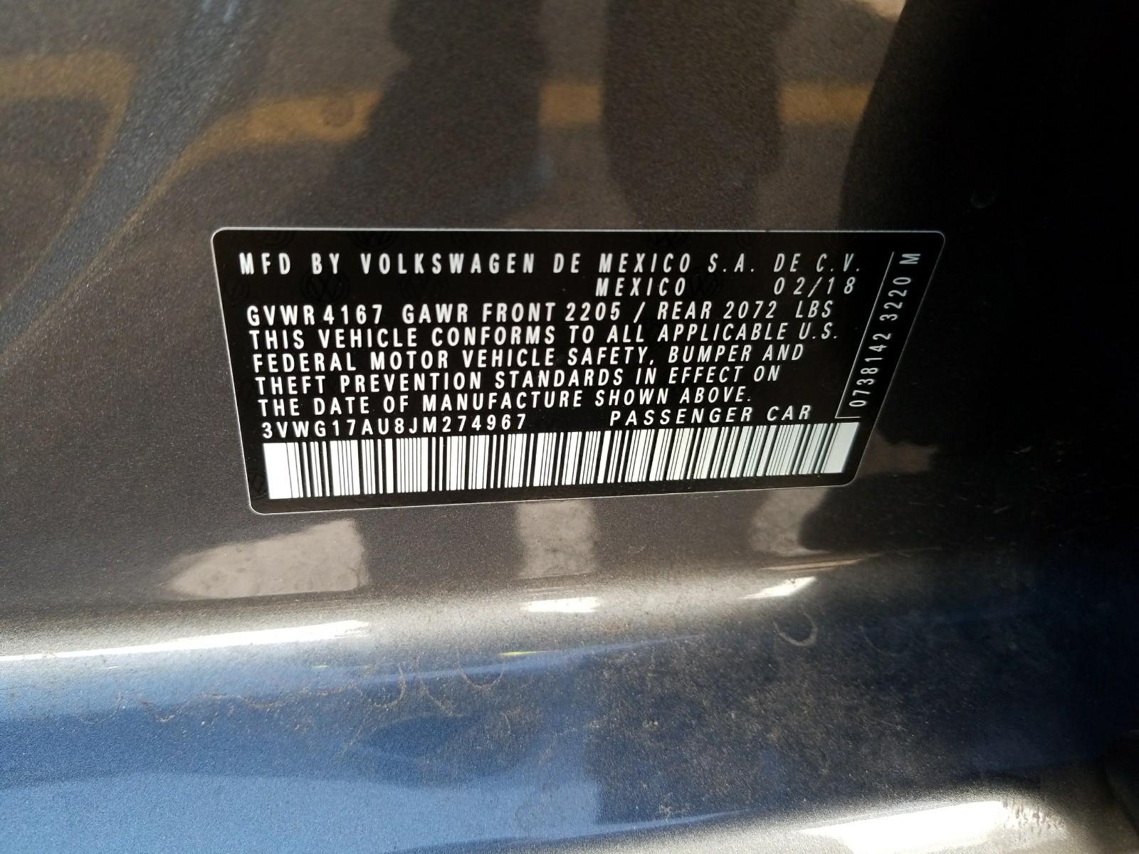 2018 Volkswagen GOLF S