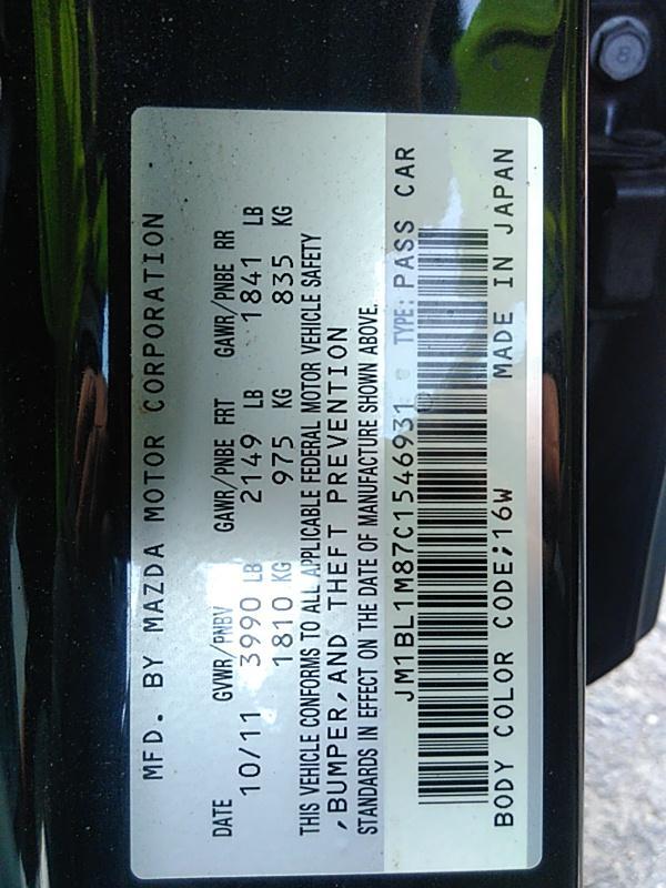 2012 Mazda MAZDA3 4C I G TOUR