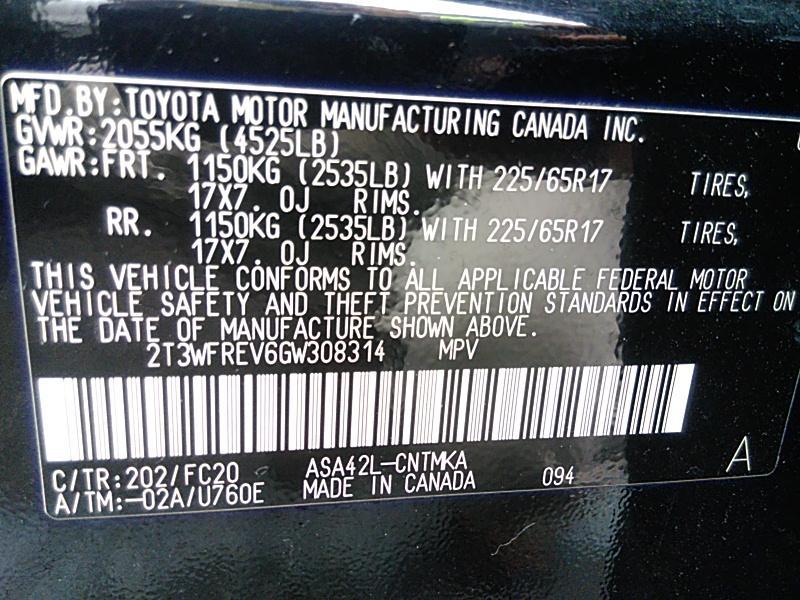 2016 Toyota RAV4 FWD XLE