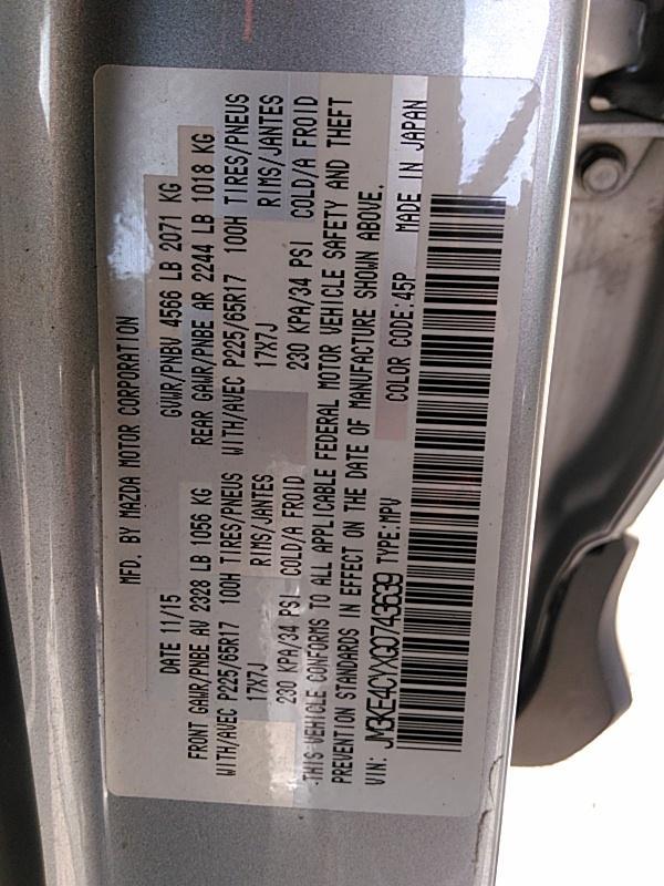 2016 Mazda CX-5 AWD 4C TOURING