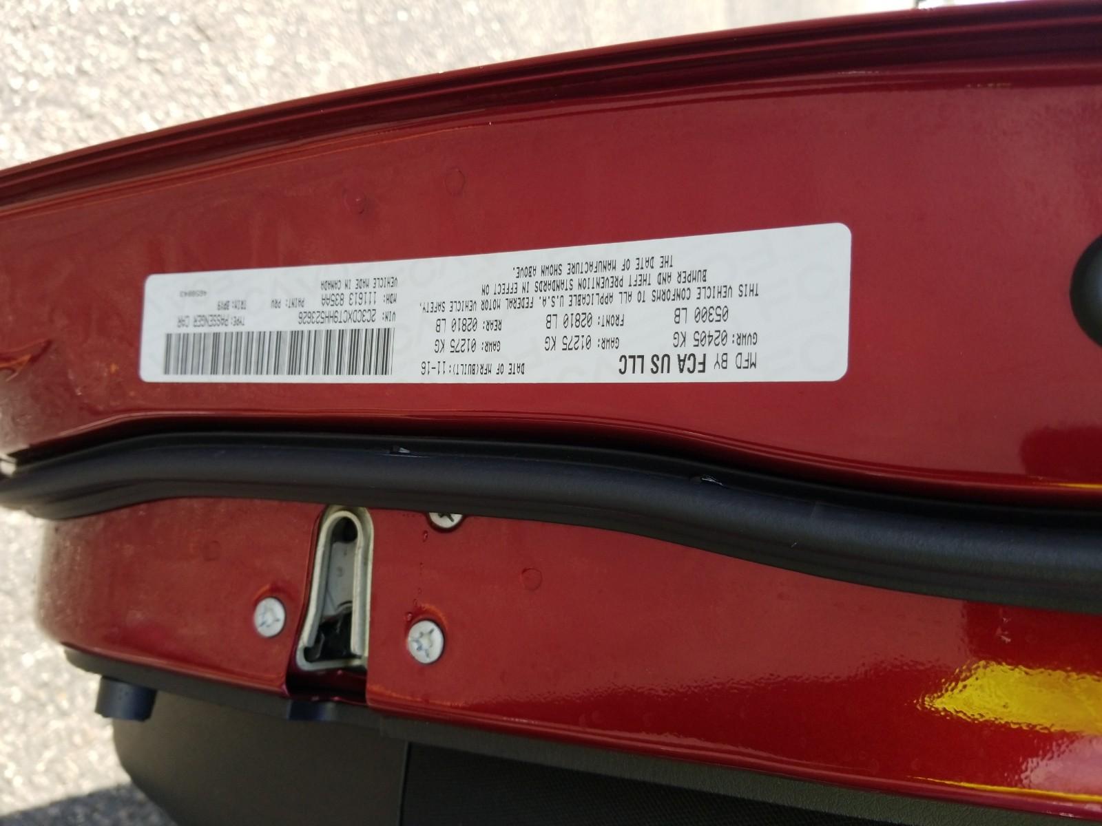 2017 Dodge CHARGER 4X2 V8 R/T