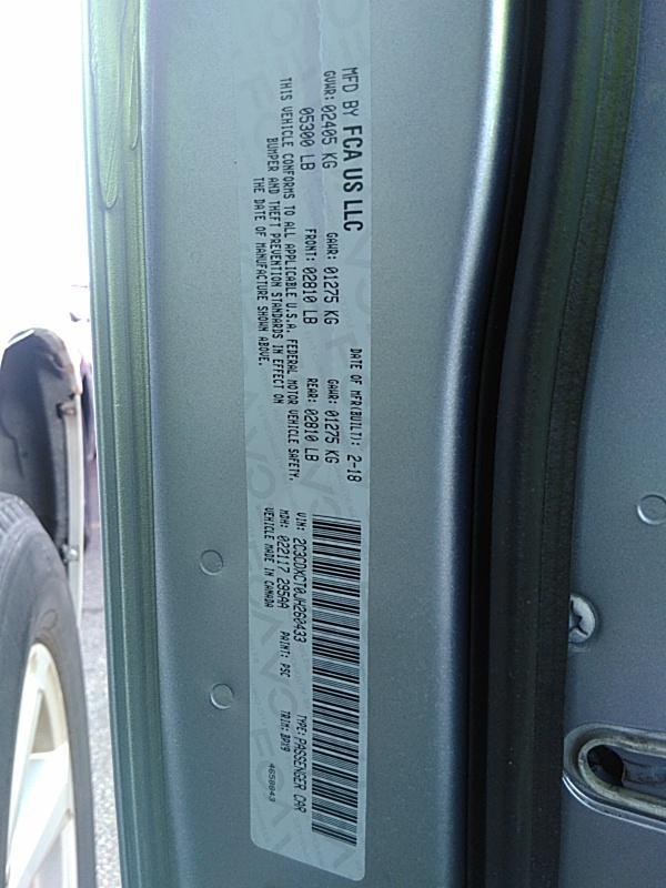 2018 Dodge CHARGER 4X2 V8 R/T