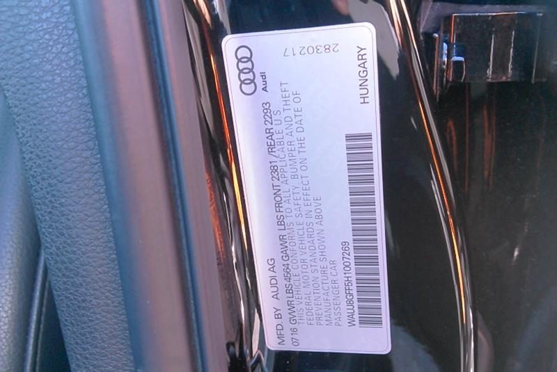 2017 Audi A3 AWD PREMIUM +