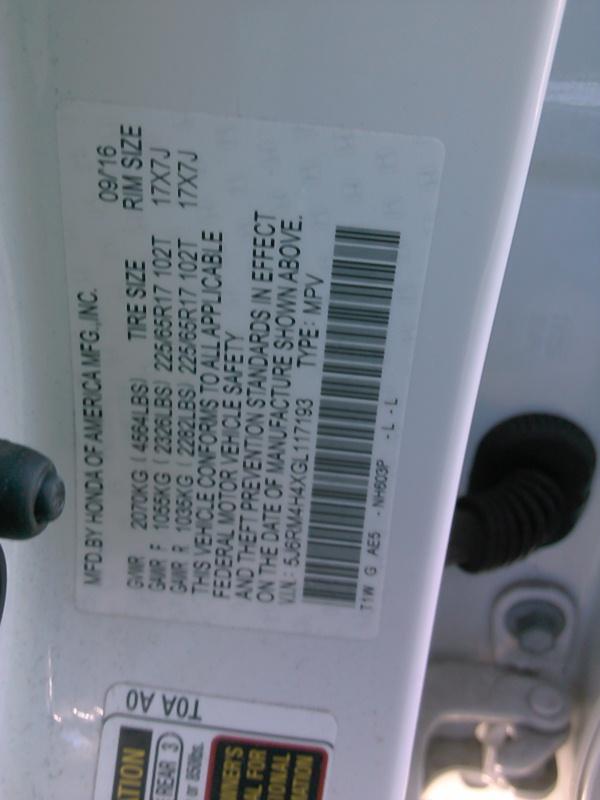 2016 Honda CR-V AWD SE