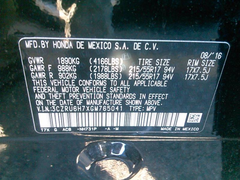 2016 Honda HR-V AWD EX-L