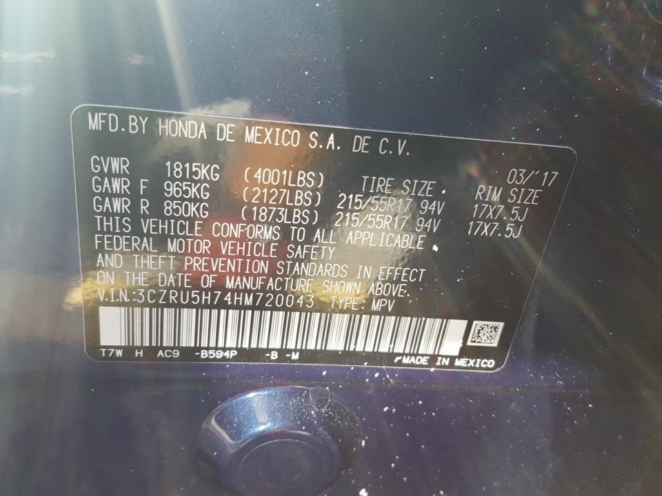 2017 Honda HR-V FWD EX-L NAVI